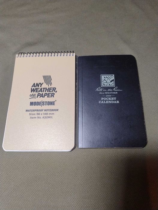 Notesy wodoodporne modestone i rite in the rain