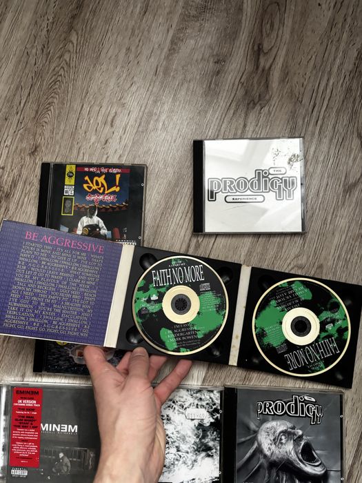 CD диск вінтаж 90х Eminem Prodigy Faith No More Rase Against 1992