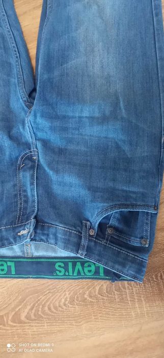 Męskie spodnie jeansy Levis Levi's 511 W29L31 29X31 29/31 NIEBIESKIE