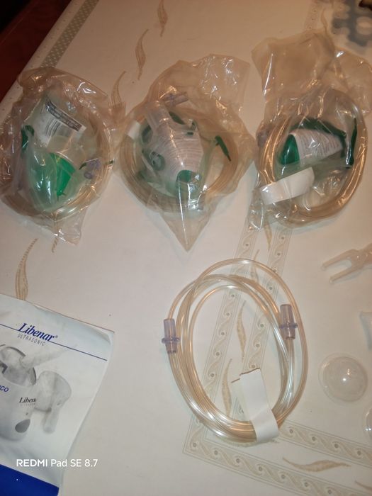Nebulizador com acessórios