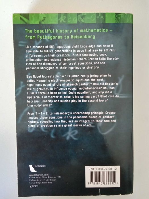 Robert P. Crease - A brief guide to the great equations