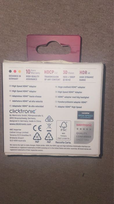 Elastyczny adapter High Speed HDMI z Ethernetem