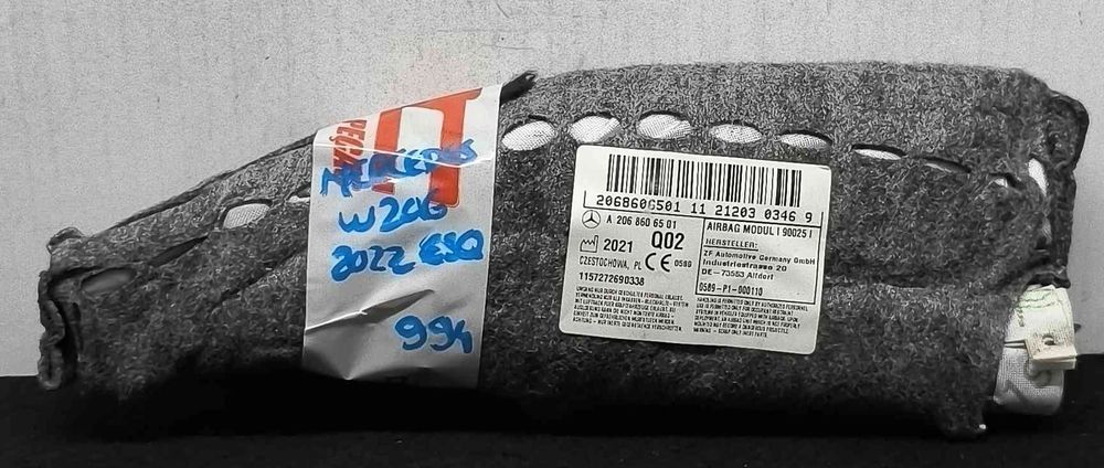 Airbag Banco Esquerdo A2068606501 - MERCEDES-BENZ C-CLASS