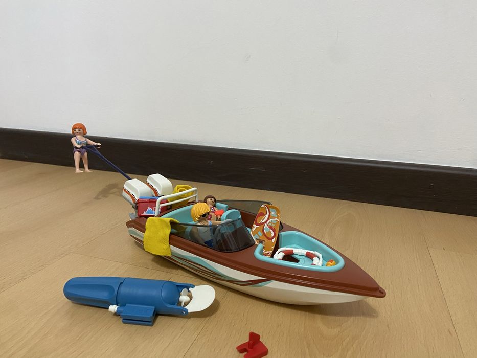 Lancha com Motor Playmobil