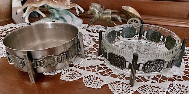 Сахарницы советские в металле и стекле