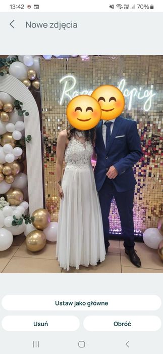 Suknia ślubna zapraszam