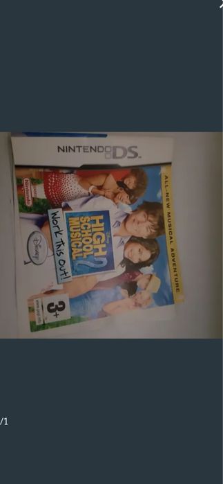 Prospeto caixa jogo Nintendo Ds High School Musical 2