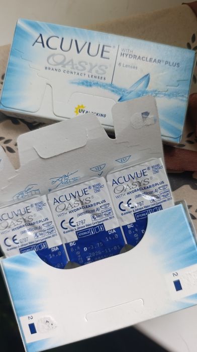 Контактні лінзи acuvue oasys d-3.75