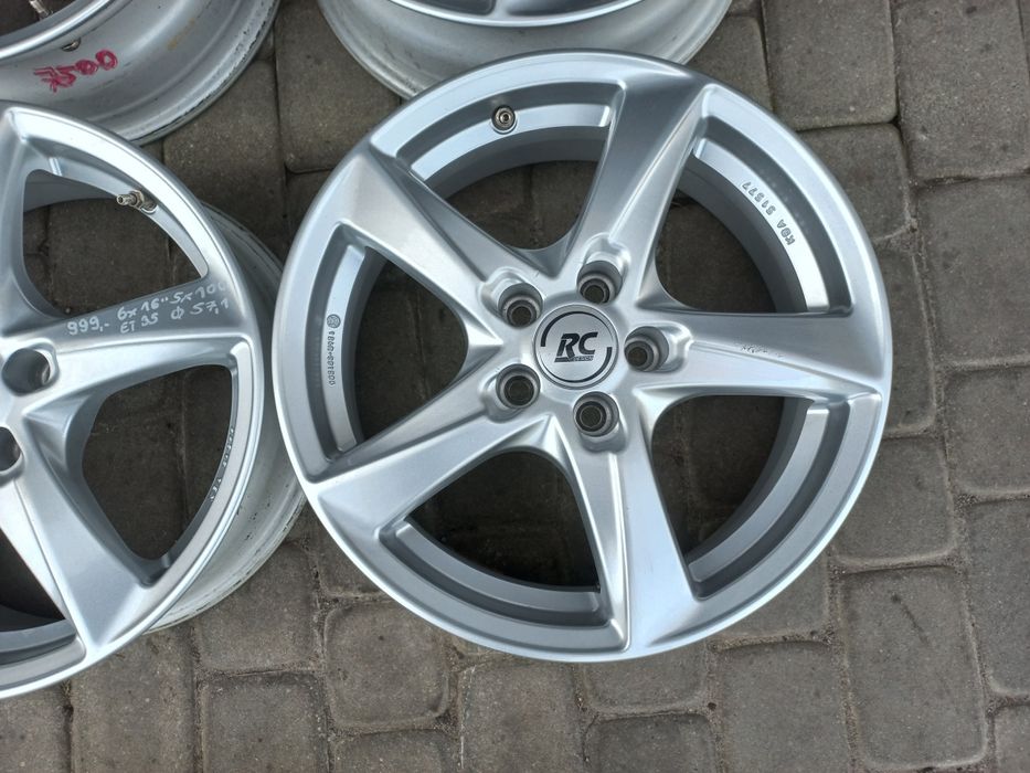 Felgi aluminiowe 16" 5x100 do Audi A3, VW Polo, Seat Ibiza