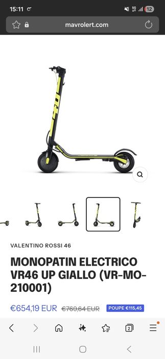 Vendo trotinete vr 46