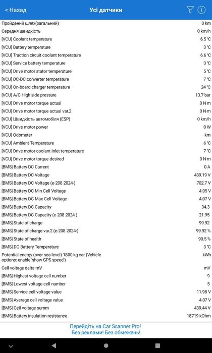 Батарея 50kWh Opel Mokka-E Astra-E Corsa-E Peugeot 208E 2008E Citroen