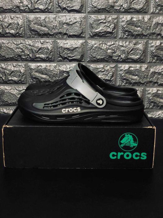 Crocs black\gray чоловічі Комфорт та стиль! Тапки Крокс мужские Скидки Шлепанци черные мужские Крокс черные крокс 2026 Crocs 2026 Новинка Топ