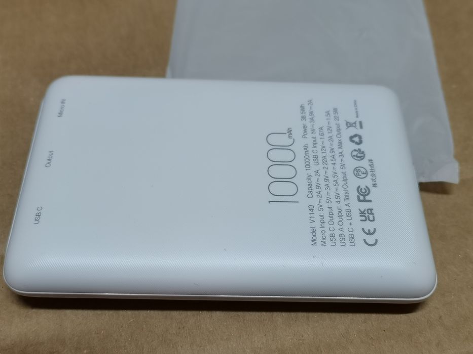 VEGER Powerbank 10 000 mAh, mini przenośny