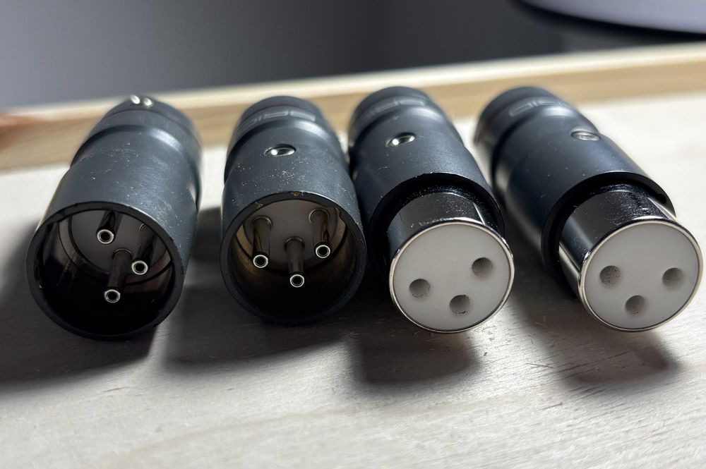 Eti Research Brio Komplet Używanych Wtyków XLR