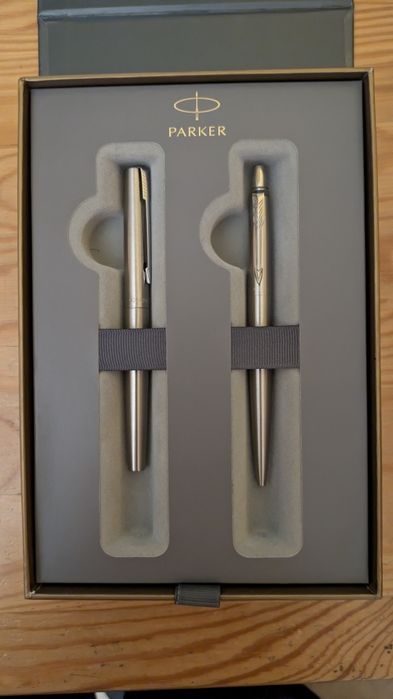 Zestaw Parker Jotter Stainless Steel – The British Collection, nowy