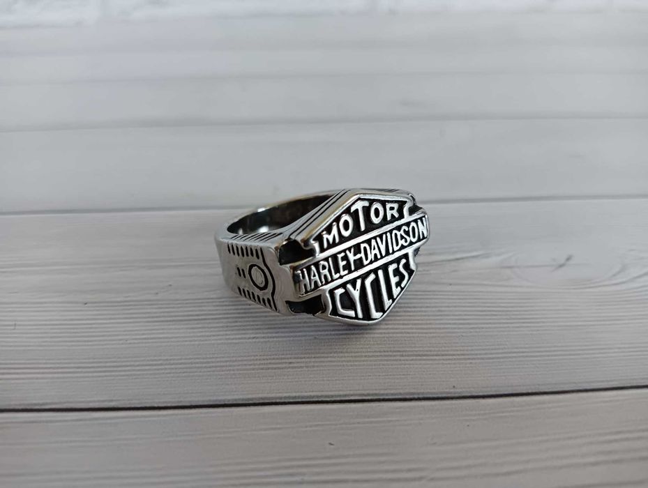 Перстень Harley Davidson чоловіча печатка HD