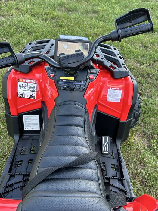 Quad na akumulator Can-Am 24V Outlander ATV 4x200W Miękkie koła