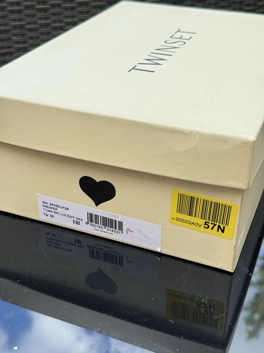 Sneakersy Skórzane Twinset Milano