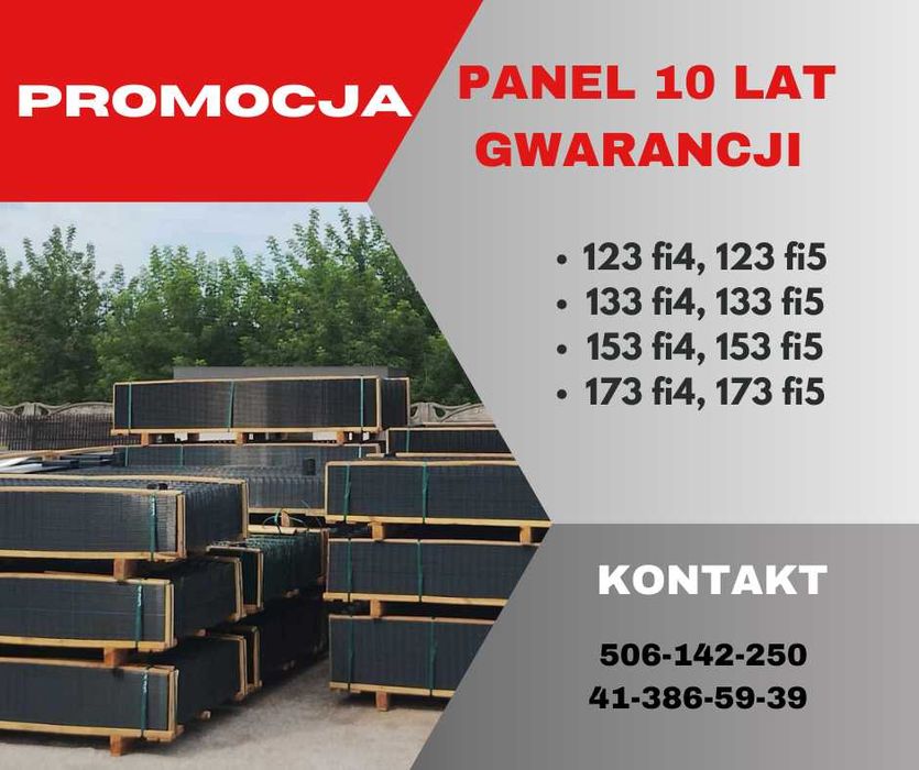 Ogrodzenie panelowe na wysokość 150cm