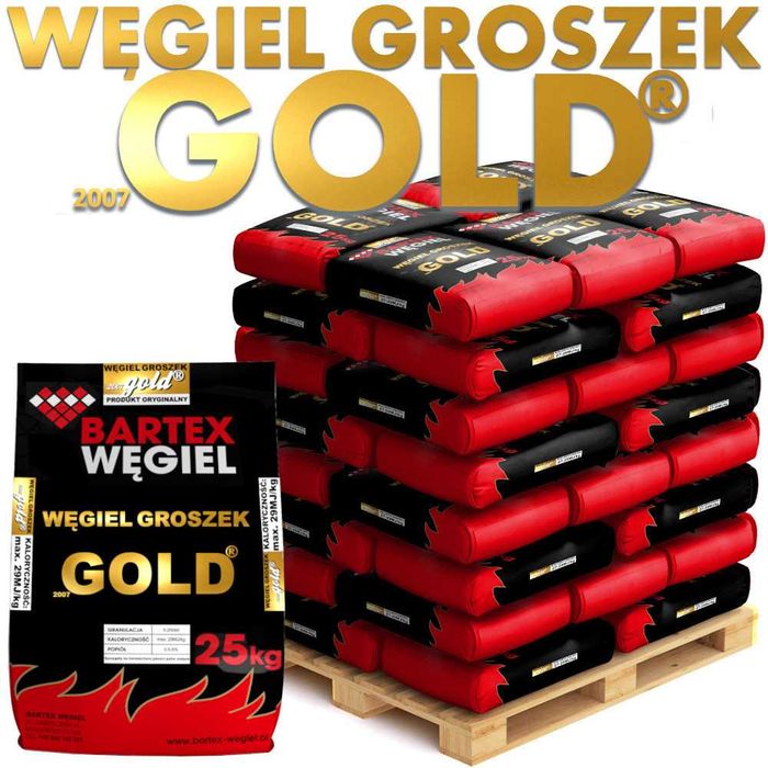 Węgiel BARTEX Groszek PLUS GOLD 1650/tona