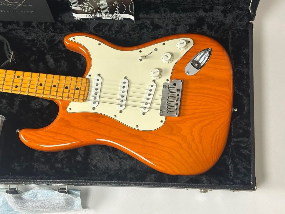 Fender Custom Shop Deluxe "Custom Special Stratocaster" Sunset Orange  (2013, як нова, 3.1кг!, 3300$)