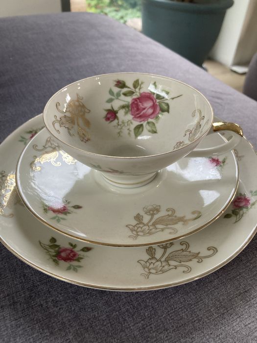 Porcelana antyczna Trio Schumann Arzberg 35 Bavaria