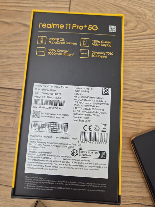 Realme 11 Pro + 5G 100w 512GB 5000mah