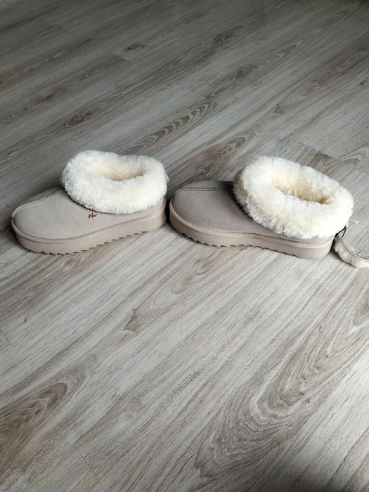 Buty ocieplane, klapki