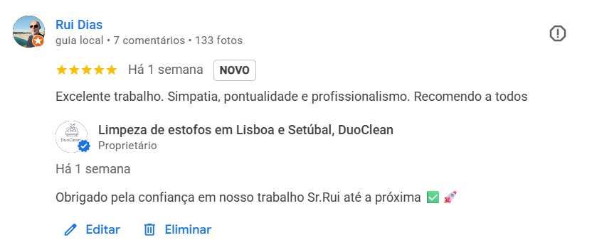 Limpeza e Higienização de Estofos