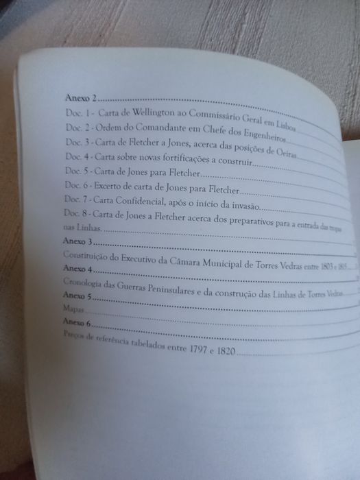 Livro sobre as Linhas de Torres Vedras