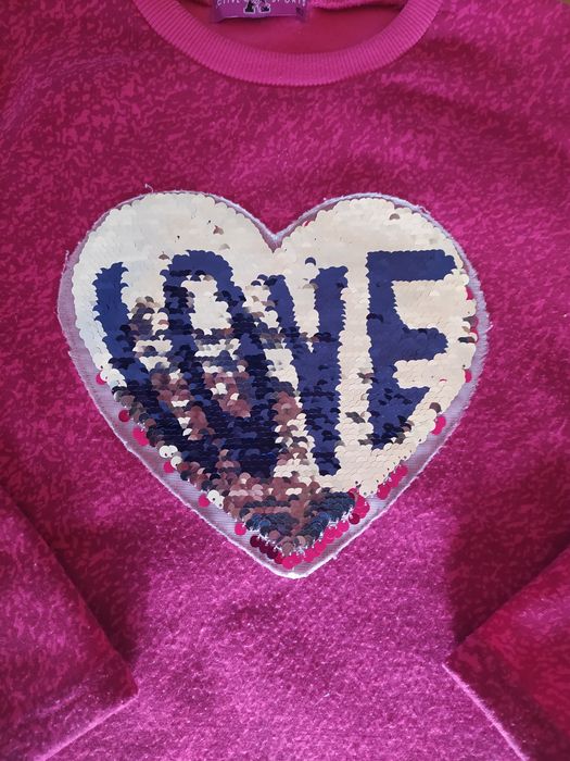 Bluza dziewczęca rozm.  152  ocieplana