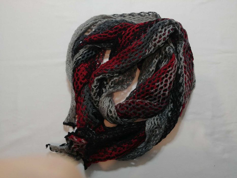 Cieniowany duży szal