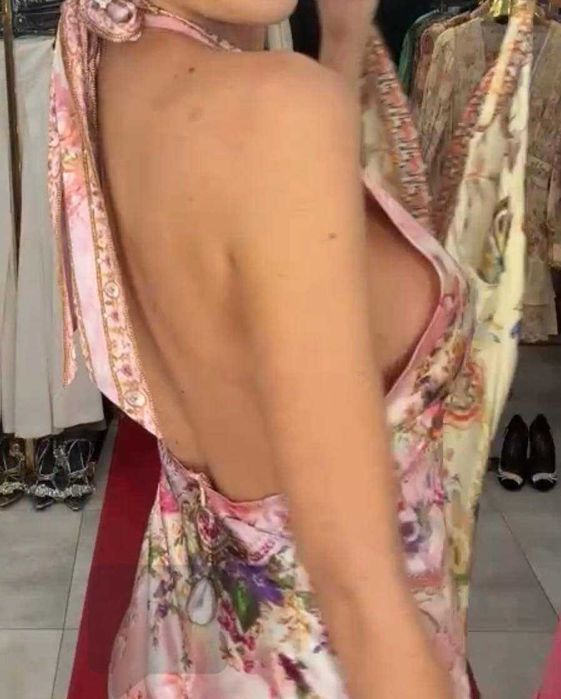 Sukienka camilla jedwabna długa