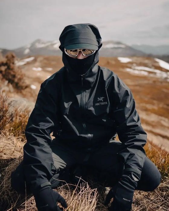 ТОП ЦІНА! | Чоловіча куртка чорна Arcteryx GORE-TEX, артерикс гортекс