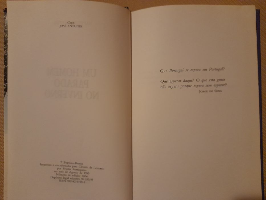 "Um homem parado no Inverno"