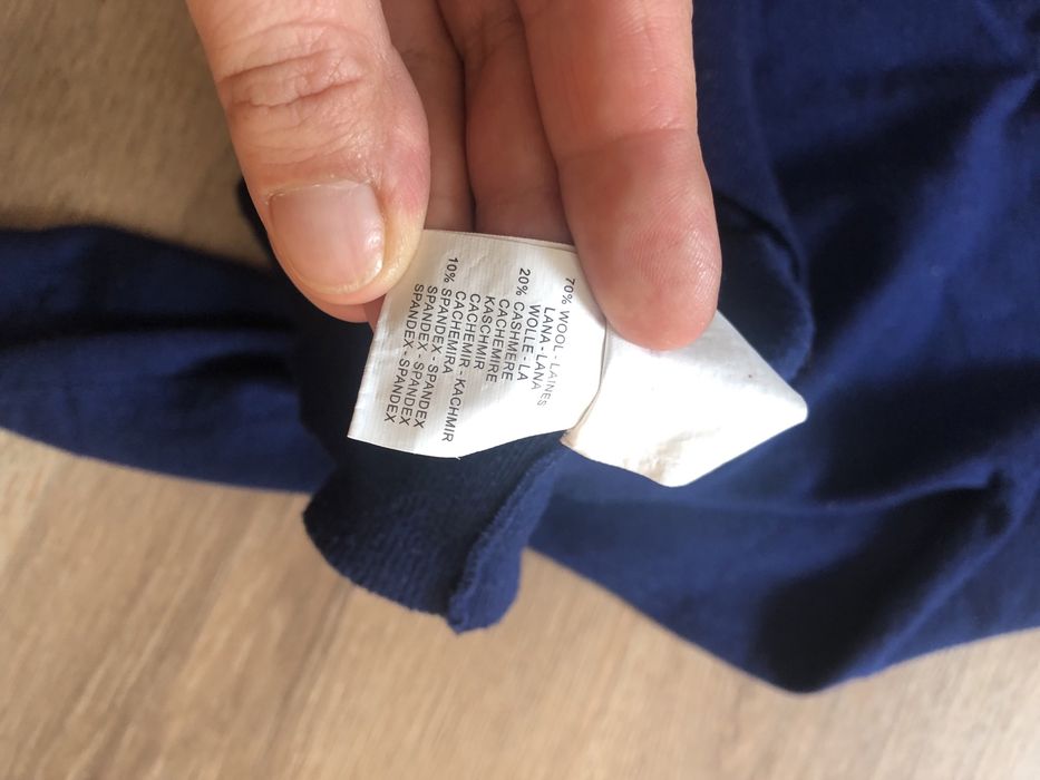 Sweter burberry L wełna i kaszmir