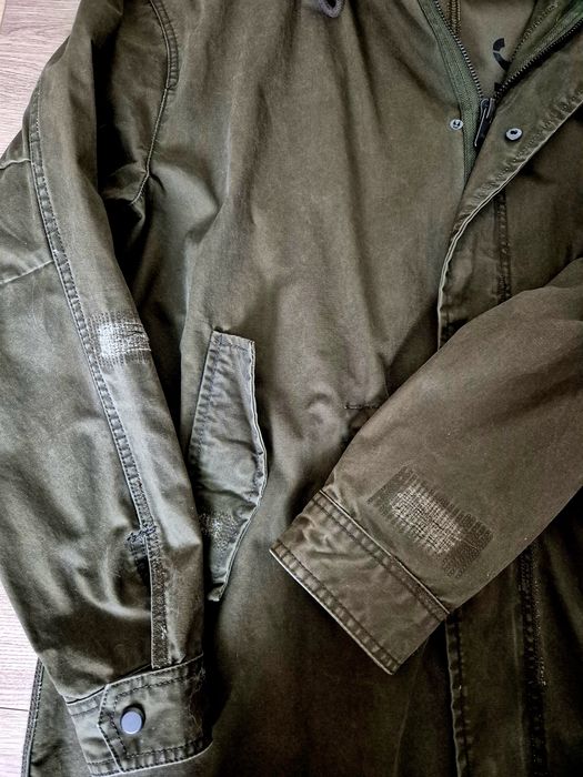 Чоловіче пальто Zara, розмір 42, L колір хакі