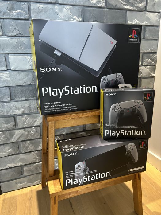 PlayStation 5 Slim 30th Anniversary PS5 30th PEŁEN ZESTAW