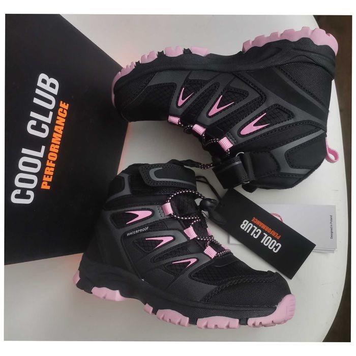 Nowe buty Cool Club Wterproof buty Smyk 30 Performance przejściowe buty trekkingowe
