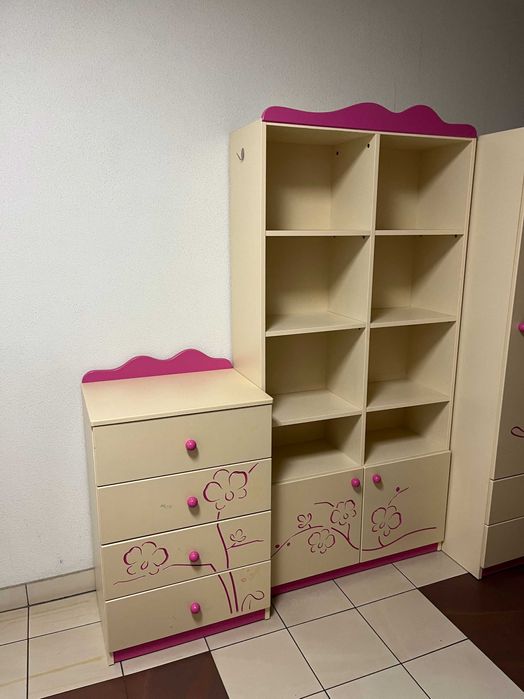 Meble dla dziewczynki Meblik Orchidea zestaw
