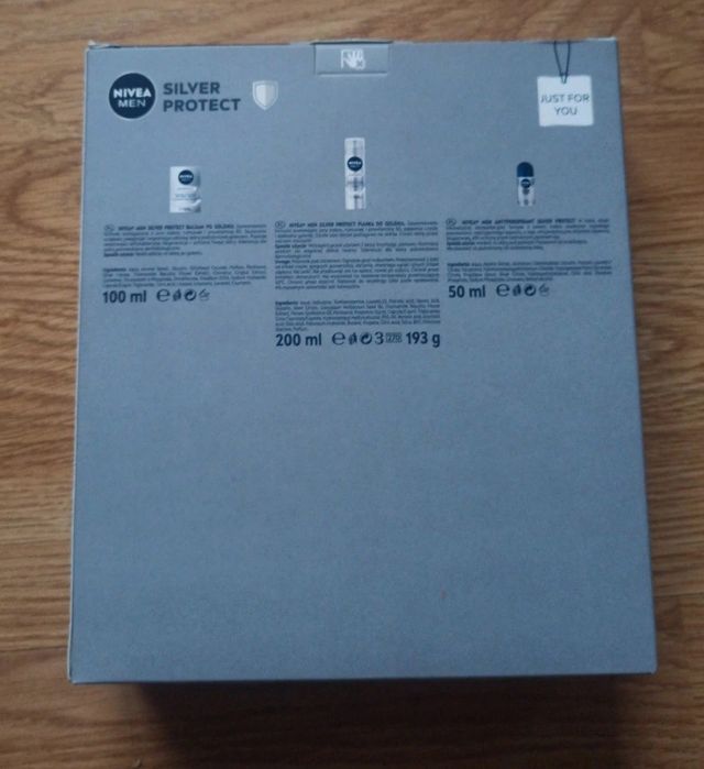 Zestaw prezentowy Nivea Men Silver Protect