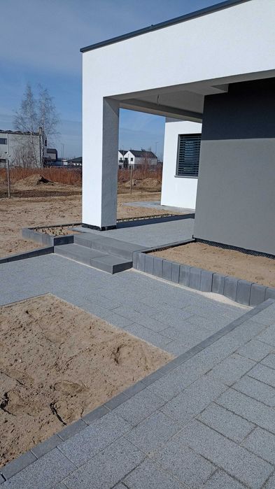 Usługi brukarskie układanie kostki