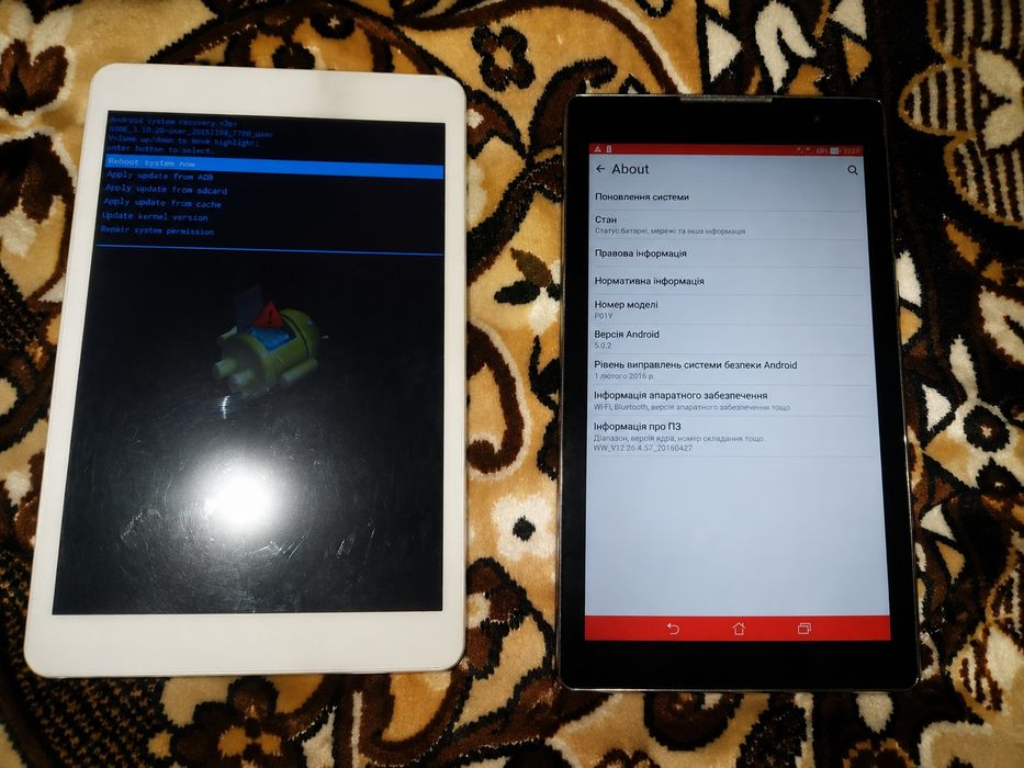 Продам планшет ASUS P01Y Zenpad.Ainol 8 mini Android 5.0.2 в робочому стані. Пара сімсот п'ятдесят
