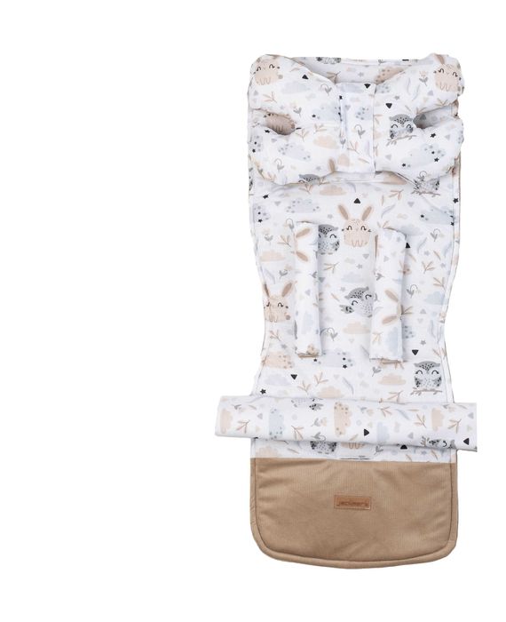 Wkładka Do Spacerówki Wózka Dwustronna 5 Elementów Jackmar