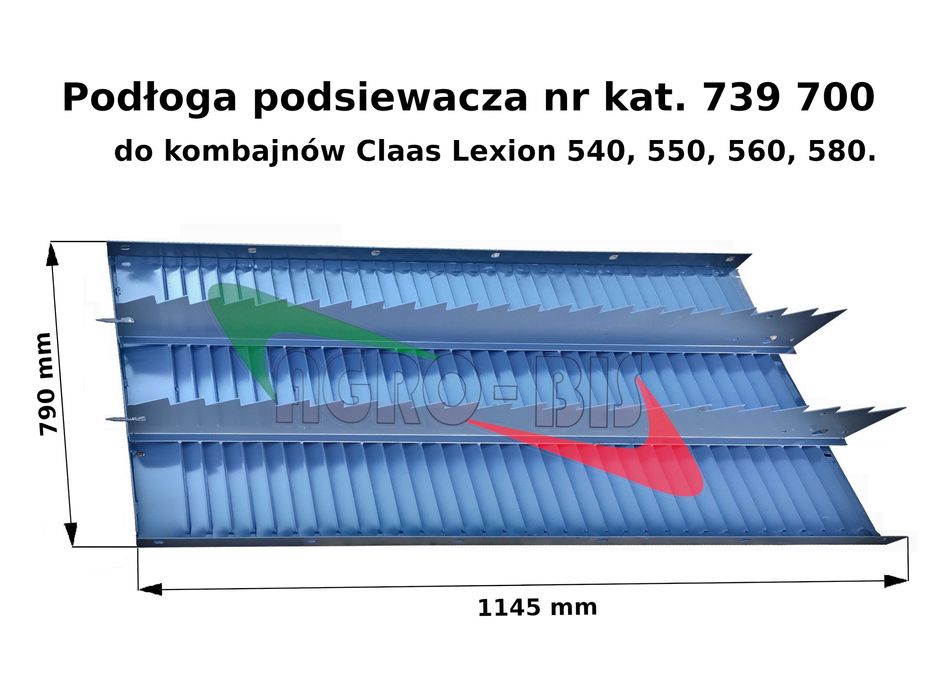 Podłoga podsiewacza nr kat. 739 482 Lexion