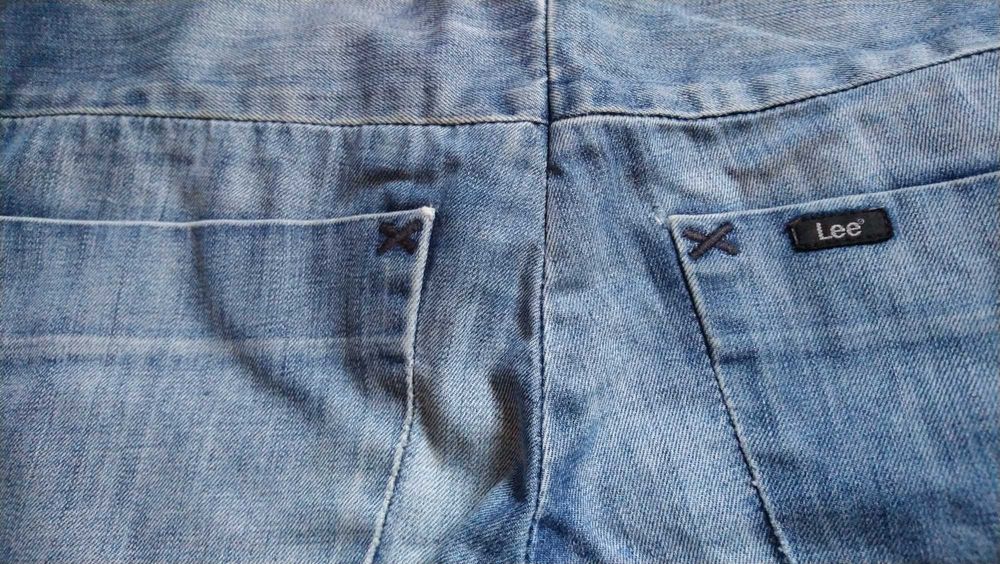 lee powell 31/34 x line _ rurki / slim fit czaderskie / zajefanie