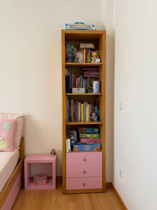 Conjunto de Mobília de Quarto Infantil/Juvenil – Completo e Funcional