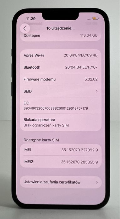  iPhone 13 - 128GB - 88% kondycji, 100% oryginalny **OKAZJA**