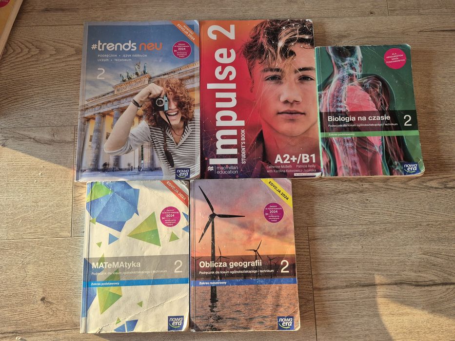 Podręczniki do 2 klasy szkoły sredniej
