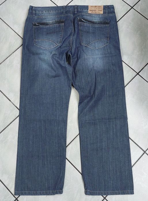 Spodnie jeansy męskie baggy skate opium y2k